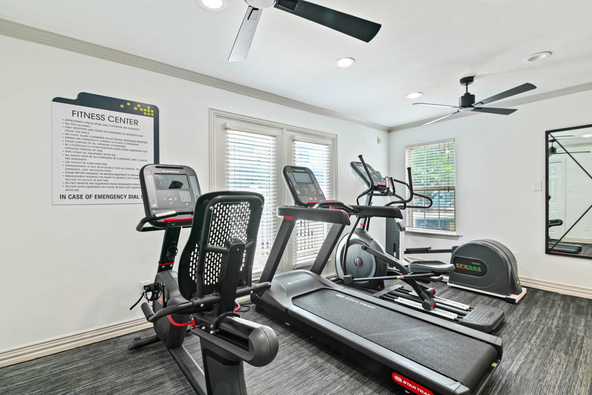 Fitness Center with Cardio Stations